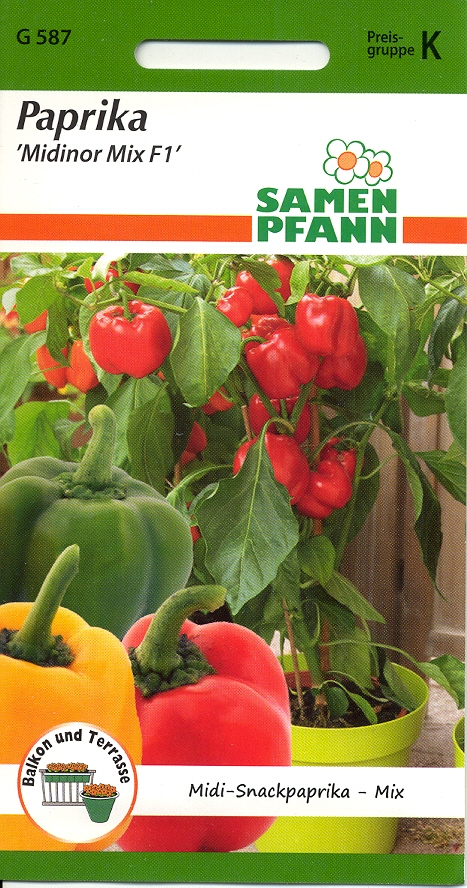Paprika Midinor Mix F1 K