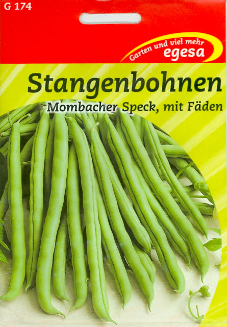 Stangenbohnen Mombacher Speck