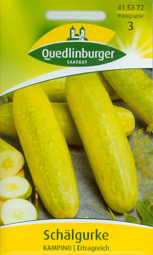 Schälgurken Schmor- Aziagurken, Senfgurke Kampino