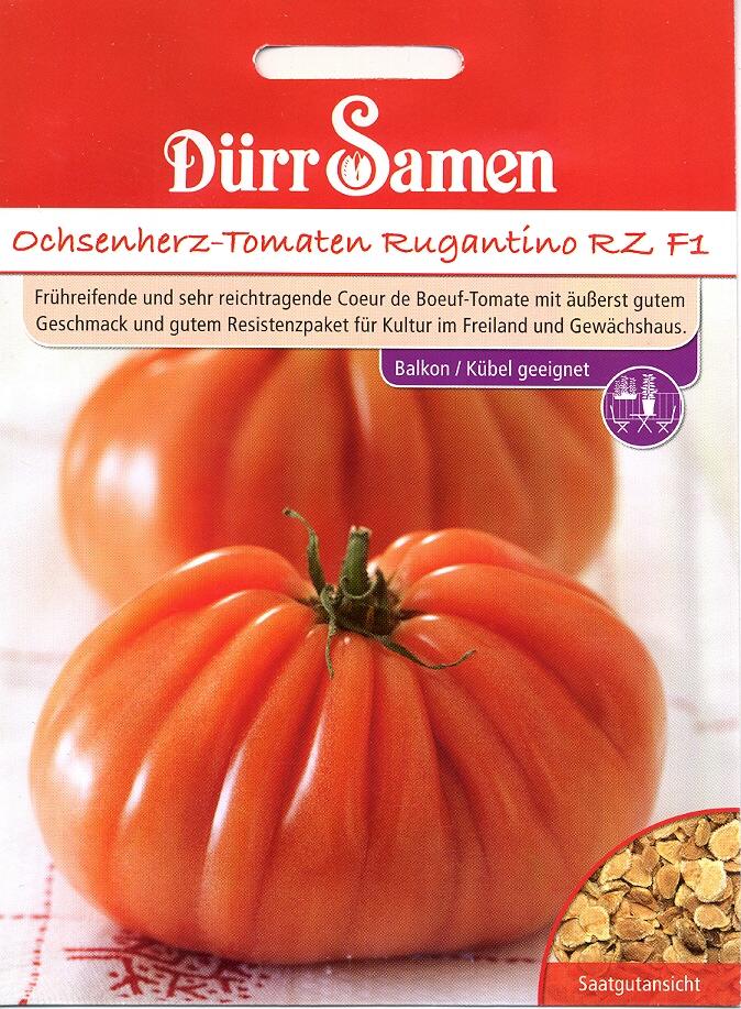 Ochsenherz-Tomaten Rugantino RZ F1 (Dü M)