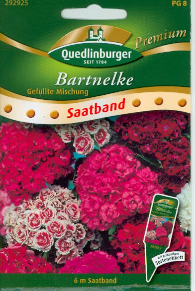 SB Bartnelke, gefüllte Mischung Saatband PR8